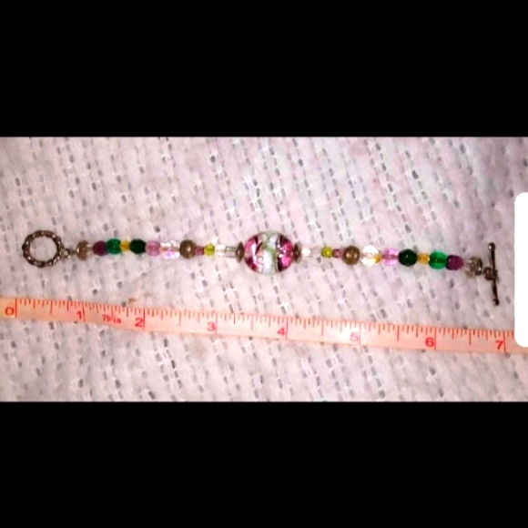 Handmade Women's/Girls Beaded Bracelet - Picture 4 of 5